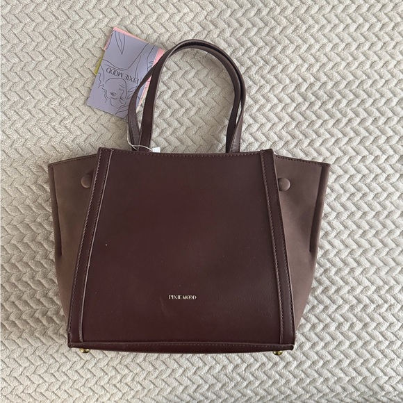 Pixie Mood Handbags - Pixie Mood Chocolate Brown Tote